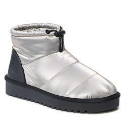 Botki Jenny Fairy. Szare botki damskie Jenny Fairy, bez obcasa, na płaskiej podeszwie, bez zapięcia. Za 139.99 zł.