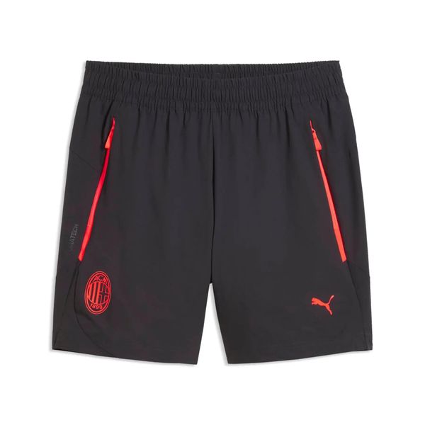 Krótki AC Milan 2026/27. Zielone szorty męskie Puma, bez wzorów, z materiału, sportowe. Za 252.00 zł.