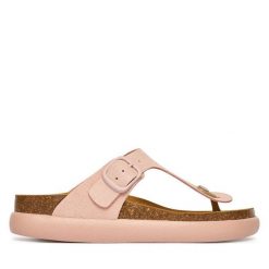 Japonki Scholl. Czerwone klapki damskie Scholl, bez wzorów, bez obcasa. Za 379.99 zł.