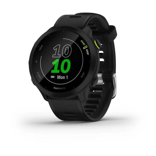 Zegarek GPS Garmin Forerunner® 55. Czarne zegarki damskie GARMIN. Za 743.25 zł.