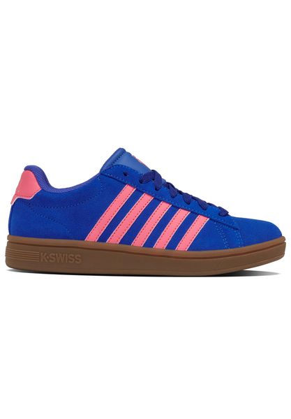 Sneakersy damskie K-swiss COURT TIEBRK II SDE na co dzień granatowe. Fioletowe obuwie trekkingowe damskie K-Swiss. Za 149.00 zł.