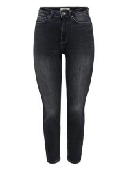 ONLY Dżinsy - Skinny fit - w kolorze czarnym rozmiar: W27/L32. Czarne jeansy damskie Only, z podwyższonym stanem. Za 96.83 zł.
