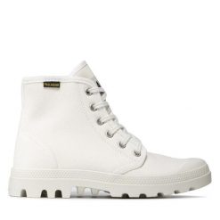 Trapery Palladium. Białe trapery damskie Palladium, bez obcasa. Za 369.99 zł.