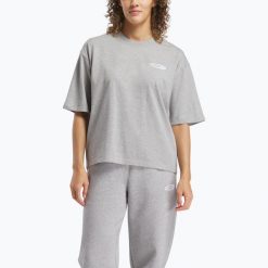 Koszulka Reebok Ide Brand Proud Tee. Szare bluzki damskie REEBOK FITNESS, bez wzorów, bez ramiączek. Za 65.99 zł.