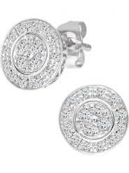 Revoni Złote kolczyki-wkrętki z diamentami rozmiar: onesize. Szare kolczyki damskie Revoni, z diamentem, złote. Za 1,333.47 zł.