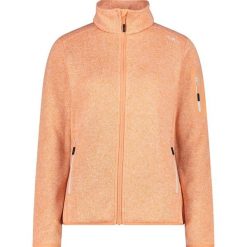 Bluza polarowa damska CMP Haze Jacket Knitted. Brązowe bluzy bez kaptura damskie CMP, z materiału. Za 283.35 zł.