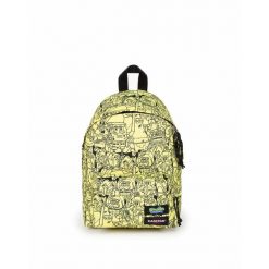 Plecak Eastpak Orbit All Over Yellow. Żółte plecaki męskie Eastpak, bez wzorów, z poliesteru. Za 278.00 zł.