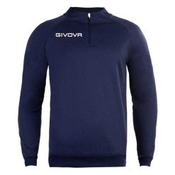 Męska Bluza Maglia Tecnica. Niebieskie bluzy bez kaptura męskie Givova, m. Za 96.99 zł.