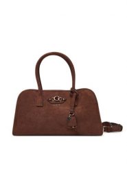 Guess Torebka Samantha HWSG23 13060 Brązowy. Brązowe torebki klasyczne damskie Guess, z aplikacjami, z materiału, bez dodatków. Za 634.99 zł.