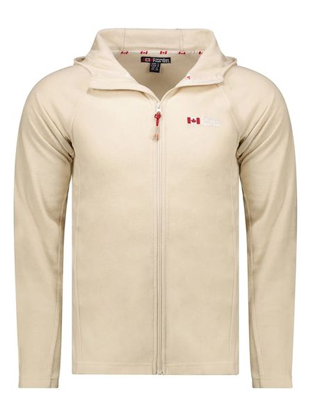 Canadian Peak Kurtka polarowa "Tugoodeak" w kolorze kremowym rozmiar: XL. Brązowe kurtki męskie Canadian Peak, xl, bez wzorów, z polaru, bez kaptura. Za 56.99 zł.