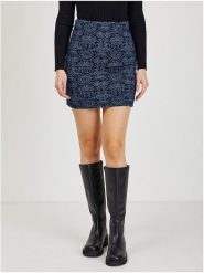 Orsay Spódnica w kolorze czarno-niebieskim rozmiar: S. Czarne spódniczki damskie ORSAY, s, bez wzorów, retro, z podwyższonym stanem, mini. Za 47.94 zł.