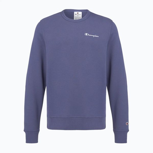 Bluza męska Champion 221792 Crewneck Sweatshirt. Niebieskie bluzy bez kaptura męskie CHAMPION, l, z bawełny. Za 129.99 zł.