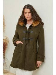 Curvy Lady Płaszcz przejściowy w kolorze khaki rozmiar: 48/50. Brązowe płaszcze damskie Curvy Lady, bez wzorów, klasyczne. Za 153.71 zł.