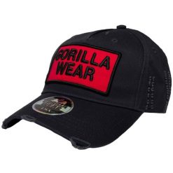 Harrison Czapka - Czarny/Czerwony. Czarne czapki męskie GORILLA WEAR, bez wzorów. Za 136.00 zł.