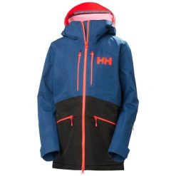 Damska kurtka narciarska Helly Hansen Elevation Infinity 3.0. Niebieskie kurtki damskie Helly Hansen, bez wzorów, bez kaptura, narciarskie. W wyprzedaży za 2,892.50 zł.