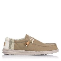 Tenisówki Hey Dude Model Wally Linen Natural Kolor Zielony. Zielone trampki i tenisówki męskie SENZA MARCA, bez wzorów, z tkaniny, bez zapięcia. Za 232.99 zł.