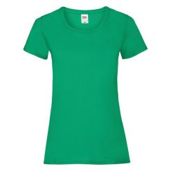 T-shirt damski Fruit Of The Loom Valueweight - zielony Kelly. Białe t-shirty damskie Fruit of the Loom, s, bez wzorów, z bawełny, bez kołnierzyka. Za 126.99 zł.