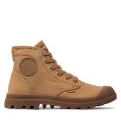 Trapery Palladium. Brązowe buty zimowe męskie Palladium, bez zapięcia. Za 319.99 zł.