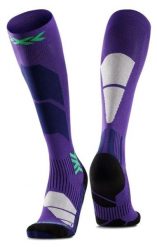 Skarpety narciarskie damskie X-Socks Ski Perform OTC. Fioletowe skarpetki damskie X-Socks, bez wzorów, z materiału. Za 177.65 zł.