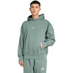 Bluza męska adidas A SZN W FL HD zielona JL6538. Zielone bluzy z kapturem męskie Adidas, m, z bawełny. Za 223.99 zł.