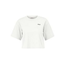 Damski crop top Fila Locri. Białe topy sportowe damskie Fila, l, bez wzorów, z bawełny, bez ramiączek. Za 226.00 zł.