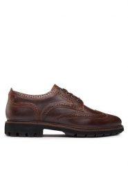 Clarks Półbuty Batcombe Far 261734397 Brązowy. Brązowe buty wizytowe męskie Clarks, ze skóry, bez zapięcia. Za 359.99 zł.