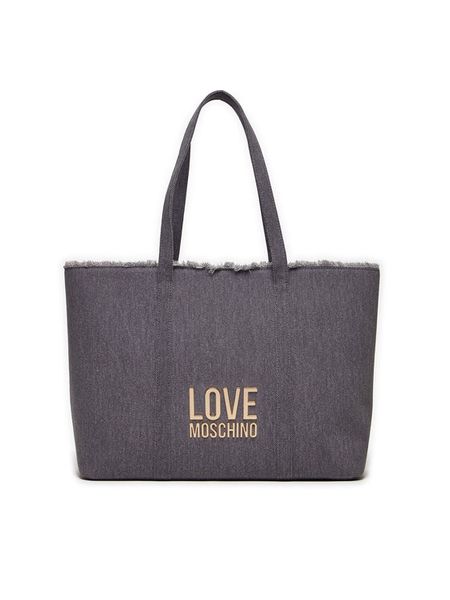 LOVE MOSCHINO Torebka JC4321PP0IKQ0765 Szary. Szare torebki klasyczne damskie Love Moschino, bez wzorów, z materiału, bez dodatków. Za 649.99 zł.