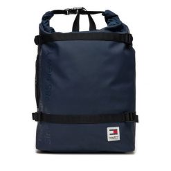 Plecak Tommy Jeans. Niebieskie plecaki męskie Tommy Jeans, bez wzorów, z jeansu. Za 289.99 zł.