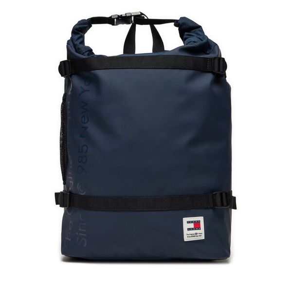 Plecak Tommy Jeans. Niebieskie plecaki męskie Tommy Jeans, bez wzorów, z jeansu. Za 289.99 zł.