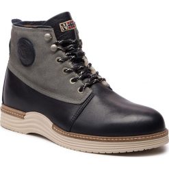 Kozaki NAPAPIJRI - Edmund 17843019 Blue Marine N65. Niebieskie buty zimowe męskie Napapijri, ze skóry, bez zapięcia. W wyprzedaży za 349.00 zł.