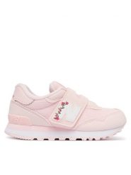 New Balance Sneakersy P5157JQ Różowy jasny. Czerwone buty sportowe dziewczęce New Balance, bez wzorów, z materiału, bez zapięcia. Za 199.99 zł.