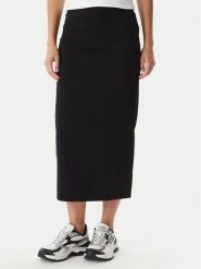 EA7 Emporio Armani Spódnica ołówkowa 7W000963 AF12484 UC001 Czarny Slim Fit. Czarne spódniczki damskie EA7 Emporio Armani, s, bez wzorów, z bawełny, midi, ołówkowe. Za 459.99 zł.