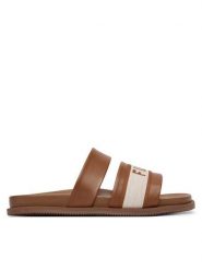 Furla Klapki Tide YL11TID BX0070 PT 0213S Brązowy. Brązowe klapki damskie Furla, bez wzorów, ze skóry, bez obcasa. Za 989.99 zł.