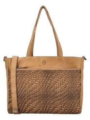 HIDE & STITCHES Skórzana torebka w kolorze jasnobrązowym - 35 x 24 x 10 cm rozmiar: onesize. Brązowe torebki klasyczne damskie HIDE & STITCHES, bez wzorów, z materiału, bez dodatków. Za 382.99 zł.