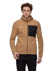 Mammut Kurtka polarowa "Tamaro ML" w kolorze jasnobrązowym rozmiar: M. Brązowe kurtki męskie Mammut, m, bez wzorów, z polaru, bez kaptura. Za 524.95 zł.