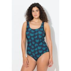 Damskie Kostium kąpielowy kwiaty i fajerwerki bez miękkich miseczek. Szare stroje jednoczęściowe damskie Ulla Popken, plus size, bez wzorów, plus size. Za 199.99 zł.