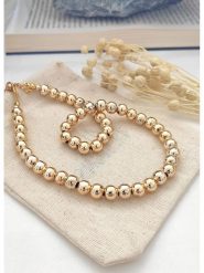 Atelier MIU Pozłacany naszyjnik - dł. 43 cm rozmiar: onesize. Żółte naszyjniki damskie atelier MIU, pozłacane. Za 39.99 zł.