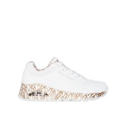 Buty sportowe damskie Skechers Uno - Loving Love. Białe buty sportowe na co dzień damskie Skechers, bez wzorów, trekkingowe, Skechers Sport. Za 328.59 zł.