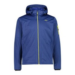 Kurtka turystyczna z kapturem CMP. Niebieskie kurtki męskie CMP, bez wzorów, sportowe, z kapturem. Za 356.00 zł.