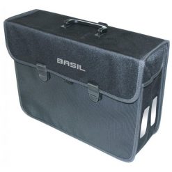 Wodoodporny plecak Basil malaga xl 17L. Czarne plecaki męskie BASIL, bez wzorów, z materiału. Za 199.95 zł.