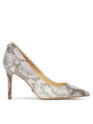 Guess Szpilki FLPDB4 ELE08 Szary. Szare szpilki Guess, z aplikacjami, ze skóry, bez obcasa. Za 329.99 zł.