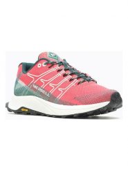 Merrell Buty "Moab" w kolorze koralowo-zielonym do biegania rozmiar: 42. Pomarańczowe obuwie do biegania damskie MERRELL. Za 406.95 zł.