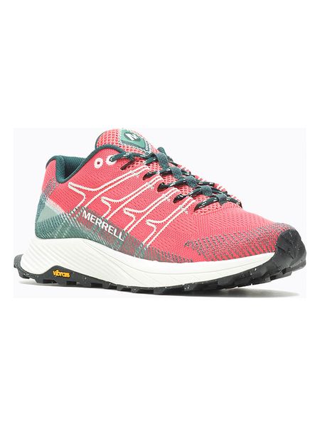 Merrell Buty "Moab" w kolorze koralowo-zielonym do biegania rozmiar: 42. Pomarańczowe obuwie do biegania damskie MERRELL. Za 406.95 zł.