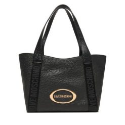 Torebka LOVE MOSCHINO. Czarne torebki klasyczne damskie Love Moschino, bez wzorów, bez dodatków. Za 1,009.00 zł.