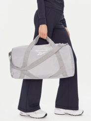 Reebok Torba sportowa CWBEO-RBK-B-001-08 Szary. Szare torby podróżne damskie Reebok, bez wzorów, z materiału. Za 129.99 zł.