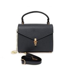 Mia Tomazzi Skórzana torebka "Barzini" w kolorze czarnym - 27 x 16 x 8 cm rozmiar: onesize. Czarne torebki klasyczne damskie Mia Tomazzi, bez wzorów, z materiału, bez dodatków. Za 304.99 zł.