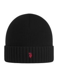 U.S. Polo Assn. Czapka w kolorze czarnym rozmiar: onesize. Czarne czapki męskie U.S. Polo Assn., bez wzorów, z kaszmiru, sportowe. Za 118.01 zł.