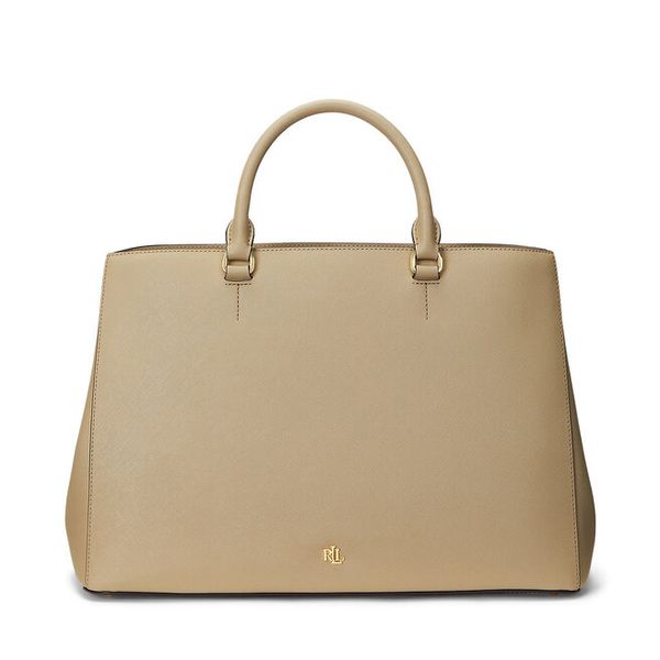 Torebka LAUREN RALPH LAUREN. Brązowe torebki klasyczne damskie Lauren Ralph Lauren, bez wzorów, bez dodatków. Za 939.99 zł.