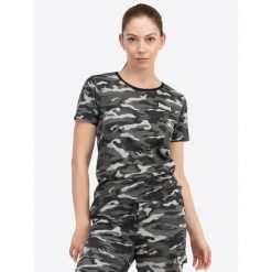 Koszulka damska Lonsdale Margill. Brązowe bluzki sportowe damskie Lonsdale, bez wzorów, bez ramiączek. Za 168.00 zł.