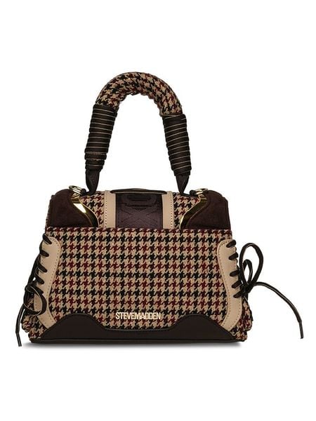 Steve Madden Torebka w kolorze brązowo-beżowym - 23 x 16 x 9 cm rozmiar: onesize. Brązowe torebki klasyczne damskie Steve Madden, bez wzorów, z materiału, bez dodatków. Za 258.52 zł.
